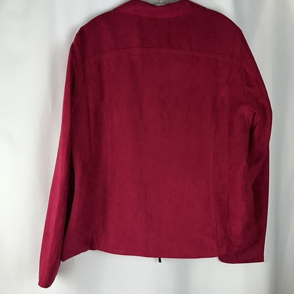 Studio Works faux suede jacket Sz 16 - Picture 13 of 14